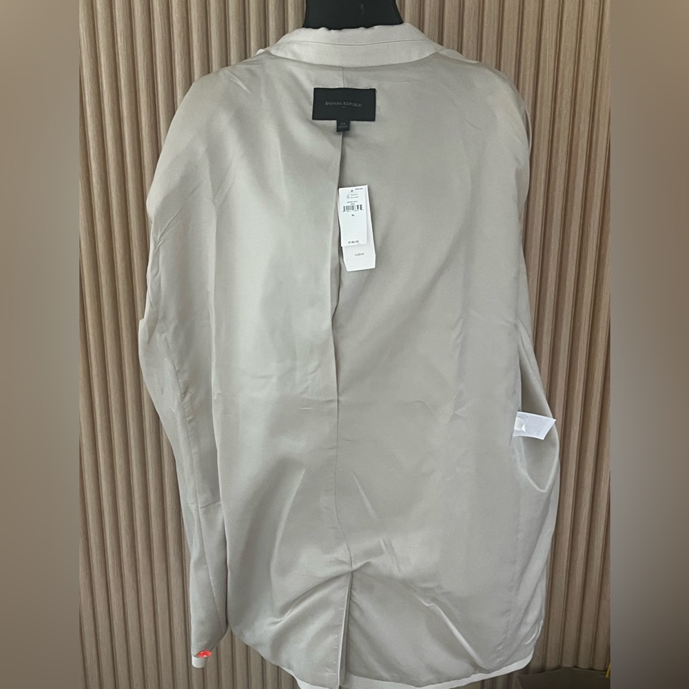 Banana Republic New light Beige Oversized Blazer Size X-LARGE - Picture 11 of 11